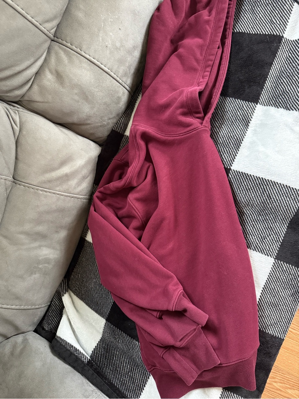 American Eagle Outfitters Burgundy Sweatshirt and sweatpants set